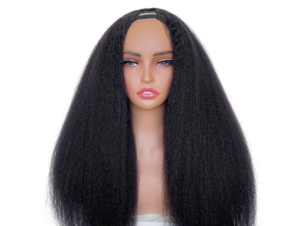 Kinky Straight V-Part Human Hair